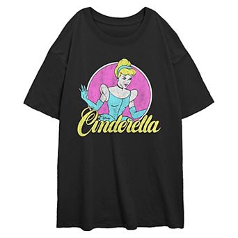Disney's Cinderella Surprised Juniors' Oversized Graphic Tee
