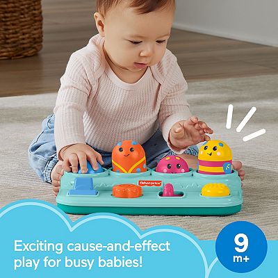 Fisher Price Boppin Activity Bugs Fine Motor Pop Up Toy