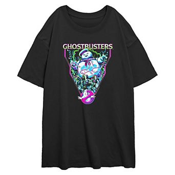 Juniors' Ghostbusters Marshmallow Man Oversized Graphic Tee