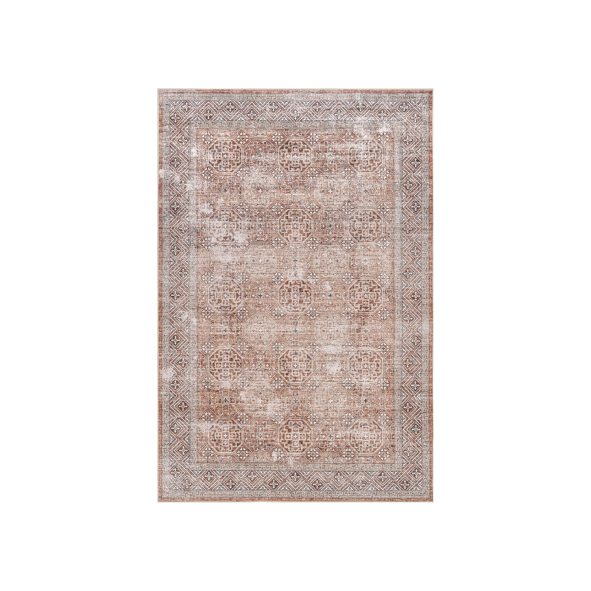 nuLOOM Xenia Faded Transitional Area Rug, Red