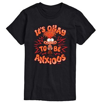 Disney / Pixar’s Inside Out 2 Men's Its Okay To Be Anxious Graphic Tee