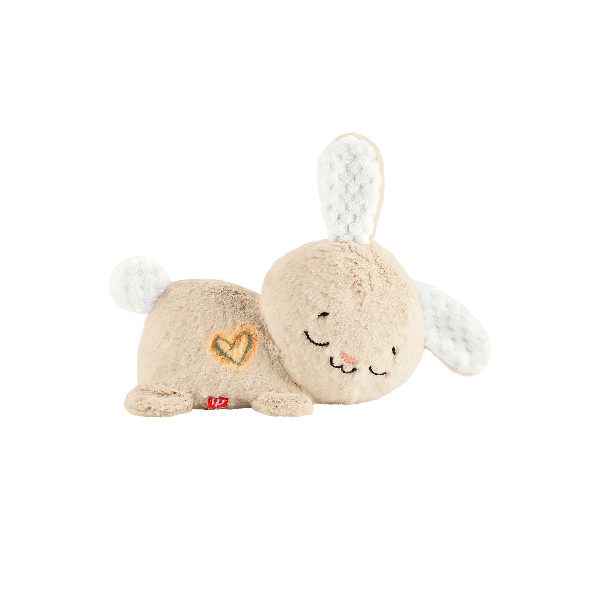 Fisher-Price Soothe & Settle Bunny Plush Portable Sound Machine Baby Toy, M