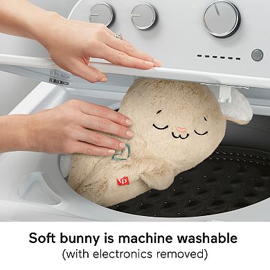 Fisher-Price Soothe & Settle Bunny Plush Portable Sound Machine Baby Toy