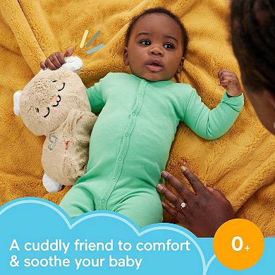 Fisher-Price Soothe & Settle Bunny Plush Portable Sound Machine Baby Toy