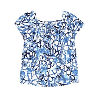 Toddler Girls' Carter's Floral Short-Sleeve Fashion Top