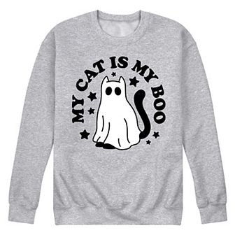 Men's My Cat Is My Boo Fleece Sweatshirt