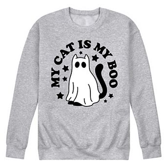 Men's My Cat Is My Boo Fleece Sweatshirt