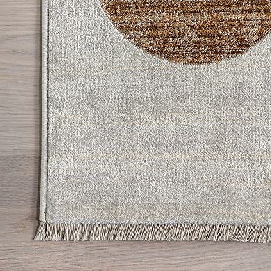 nuLOOM Bevin Abstract Sky Fringe Area Rug