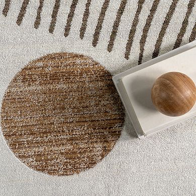 nuLOOM Bevin Abstract Sky Fringe Area Rug