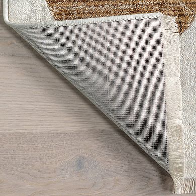 nuLOOM Bevin Abstract Sky Fringe Area Rug