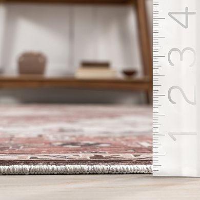 nuLOOM April Traditional Medallion Area Rug