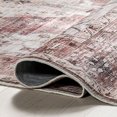 nuLOOM April Traditional Medallion Area Rug