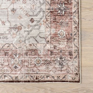 nuLOOM April Traditional Medallion Area Rug