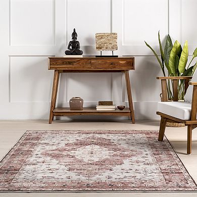nuLOOM April Traditional Medallion Area Rug