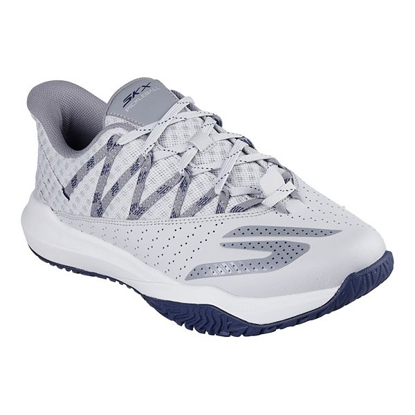 Skechers Viper Court Rally Men's Pickleball Shoes - Gray Navy (7)