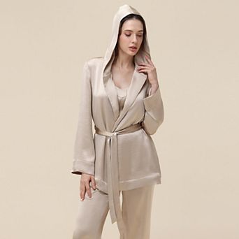 Women's Adyson Parker Satin Cami and Robe Set