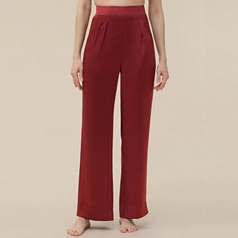 Women's Adyson Parker Satin Wide Leg Pajama Pants