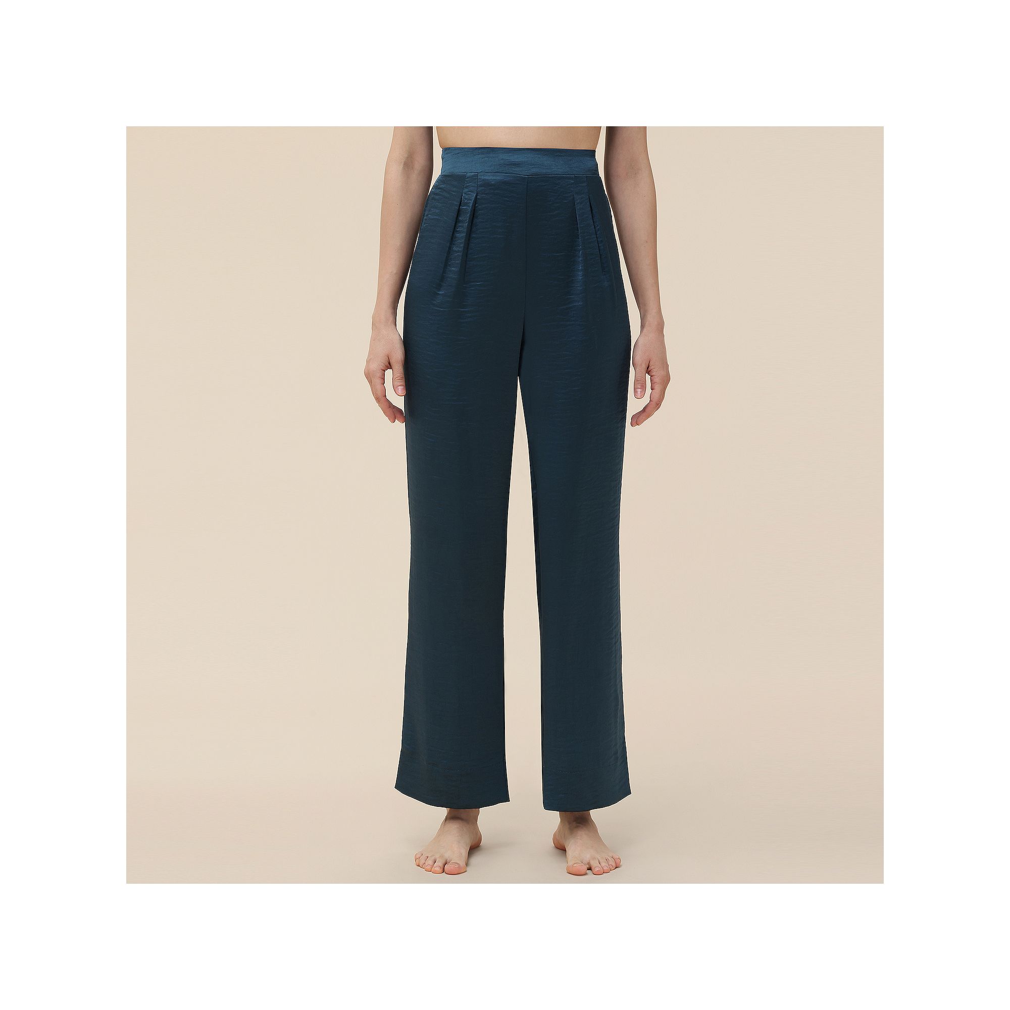 Womens Adyson Parker Satin Wide Leg Pajama Pants, Size: XS, Reflecting Pon