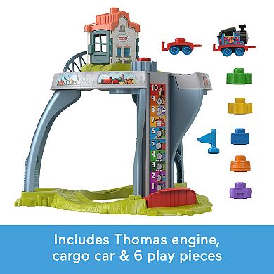 Fisher-Price Thomas & Friends My First Train Table Toddler Toy with Track & Fine Motor Activities