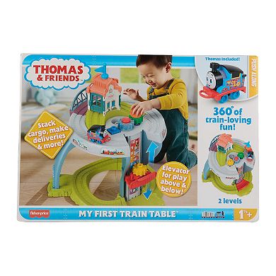 Fisher-Price Thomas & Friends My First Train Table Toddler Toy with Track & Fine Motor Activities