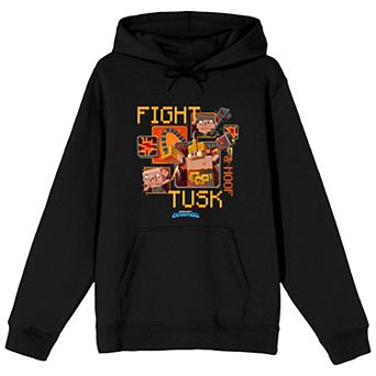 Men's Minecraft Legends Fight Tusk Graphic Hoodie