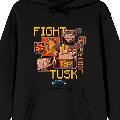 Men's Minecraft Legends Fight Tusk Graphic Hoodie