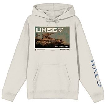 Men's Halo UNSC Hold The Line Scorpion Tank Graphic Hoodie
