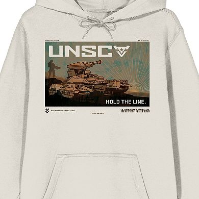 Men's Halo UNSC Hold The Line Scorpion Tank Graphic Hoodie