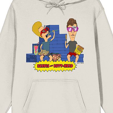 Men's Beavis & Butthead Nachos Time Graphic Hoodie