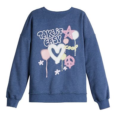 Girls 6-20 SO® Oversized Sweatshirt in Regular & Plus Size