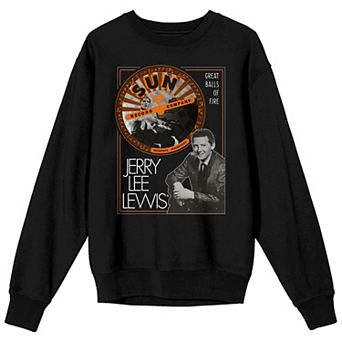 Men's Sun Records Great BalLong Sleeve Of Fire Long Sleeve Graphic Pullover