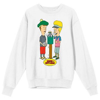 Men's Beavis & Butthead Golf Gear Long Sleeve Graphic Pullover