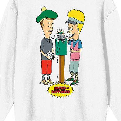 Men's Beavis & Butthead Golf Gear Long Sleeve Graphic Pullover