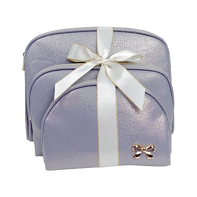 3 Piece Makeup Bag Set
