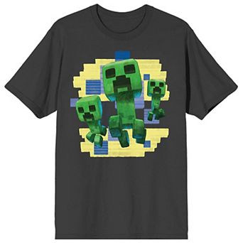 Men's Minecraft Legends Creeper Short Sleeve Graphic Tee