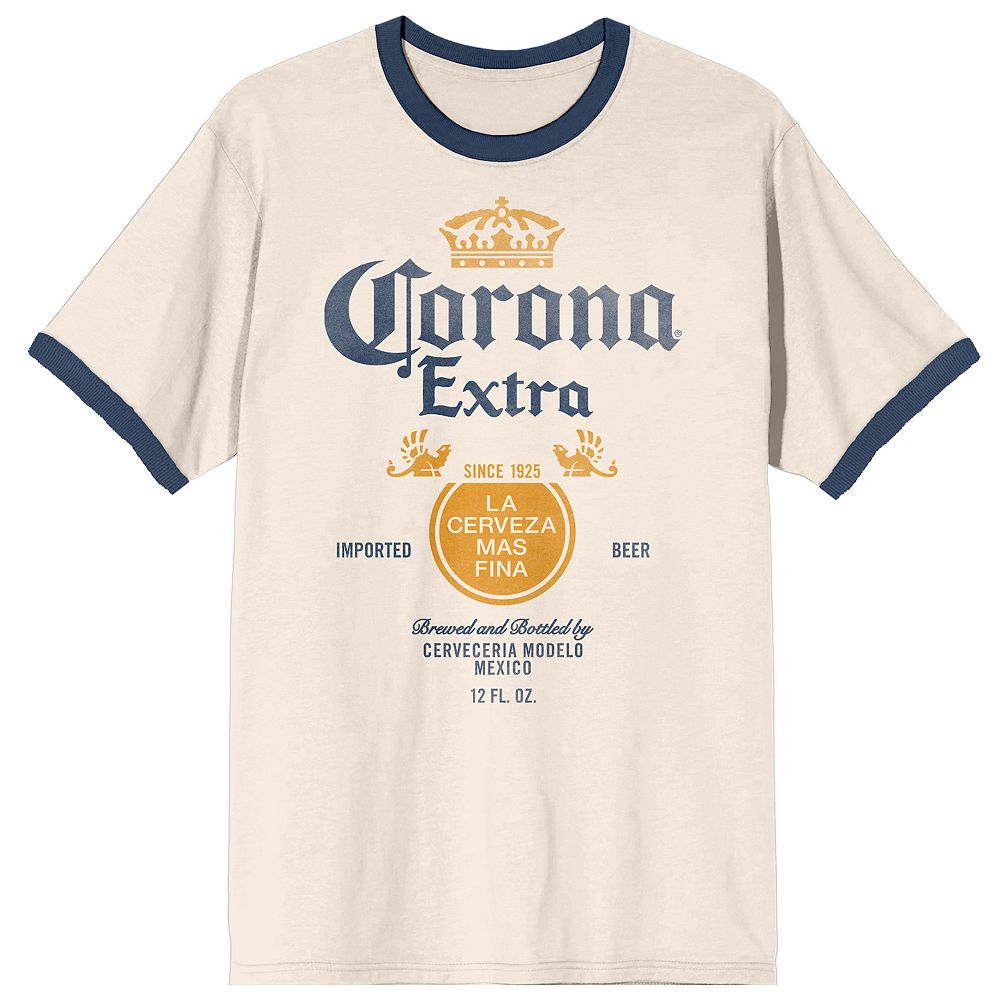 Men's Corona Extra Label Trimmed Graphic Tee