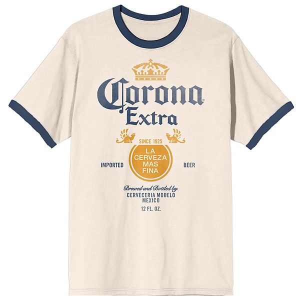 Men's Corona Extra Label Trimmed Graphic Tee