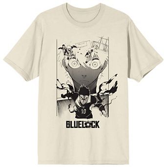 Men's Blue Lock Manga Isagi Baro Short Sleeve Graphic Tee