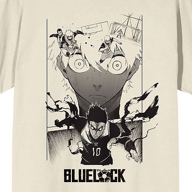Men's Blue Lock Manga Isagi Baro Short Sleeve Graphic Tee