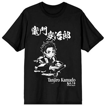 Men's Demon Slayer Tanjiro Graphic Short Sleeve Graphic Tee