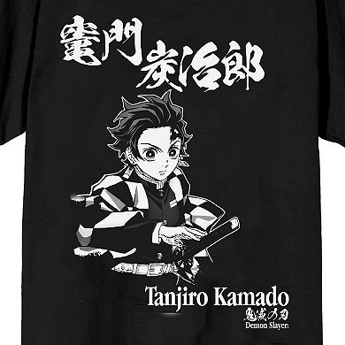 Men's Demon Slayer Tanjiro Graphic Short Sleeve Graphic Tee