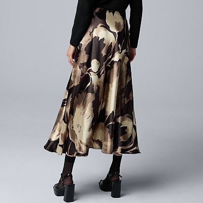 Satin skirt kohls sales