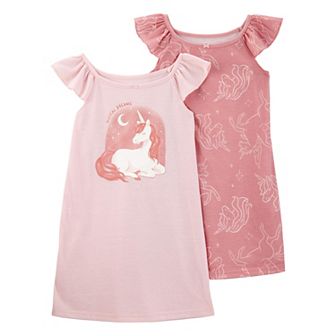 Toddler Girl Carter's 2-Pack Unicorn Nightgowns