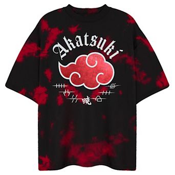 Men's Naruto Akatsuki Cloud Crewneck Graphic Tee