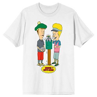 Men's Beavis & Butthead Characters Short Sleeve Graphic Tee