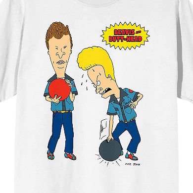 Men's Beavis & Butthead Bowling Short Sleeve Graphic Tee