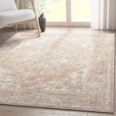 Well Woven Apollo Antigua Vintage Faded Area Rug