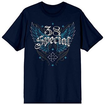 Men's 38 Special Winged Band Logo Short Sleeve Graphic Tee
