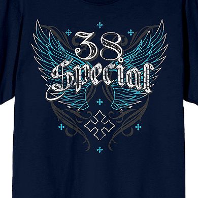 Men's 38 Special Winged Band Logo Short Sleeve Graphic Tee