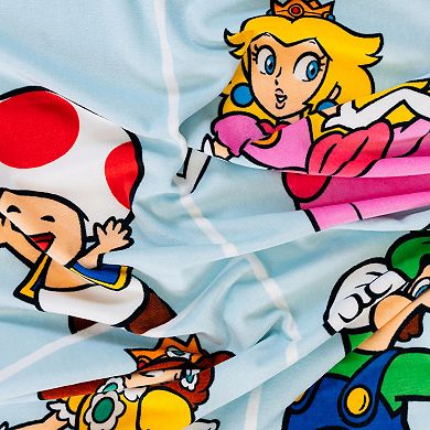 Mario Peach Friends Kids Beach Towel